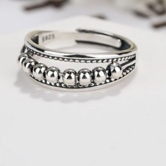 #26 NEW 925 Sterling Silver Fidget Ring - Picture 1 of 10